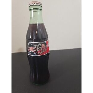 Dale Earnhardt Jr and Sr, Nascar, 1997, Coca-Cola 8floz Glass Bottle